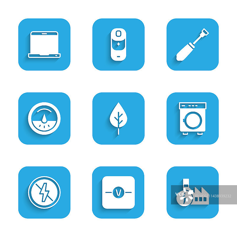 生态叶子符号、电压表核电图片素材