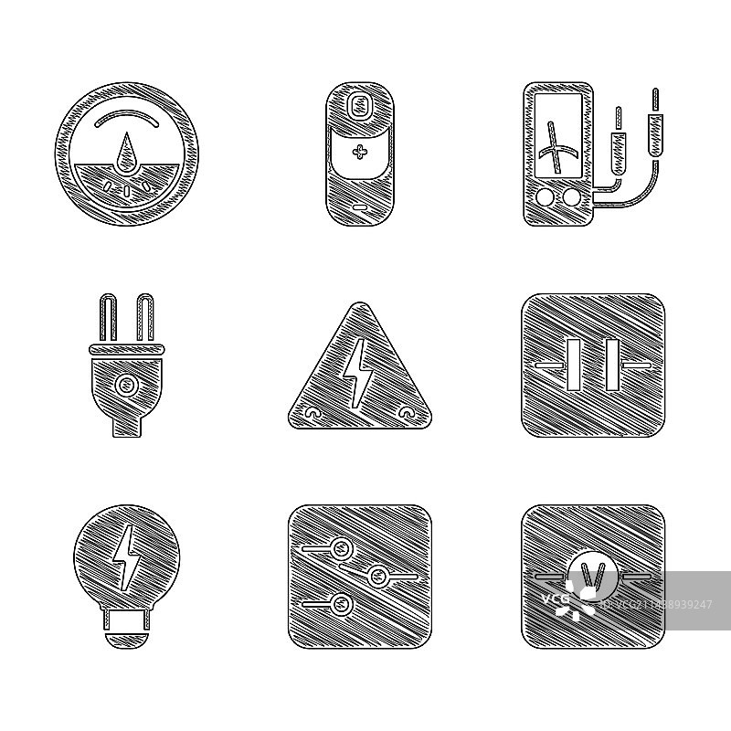 电子电路中的高压开关图片素材