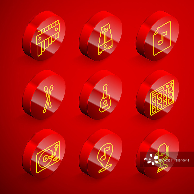 排箫节拍器音乐线条图片素材