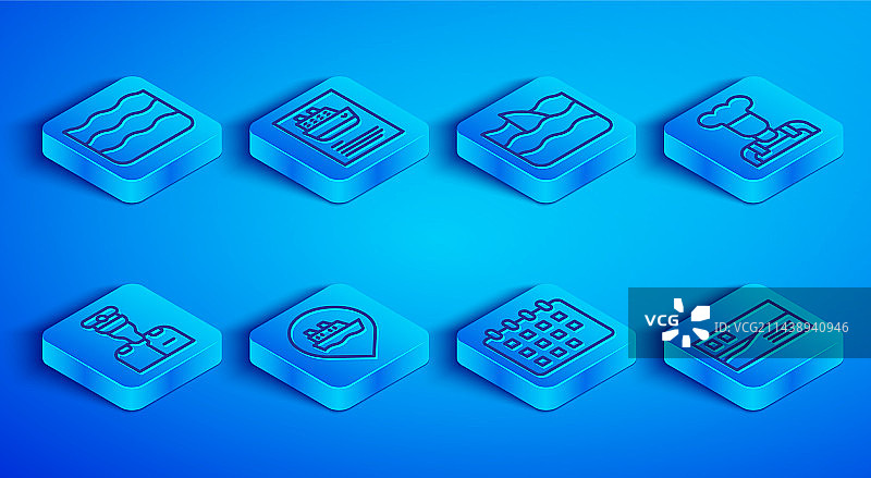 海洋中的波浪游轮和鲨鱼鳍图片素材