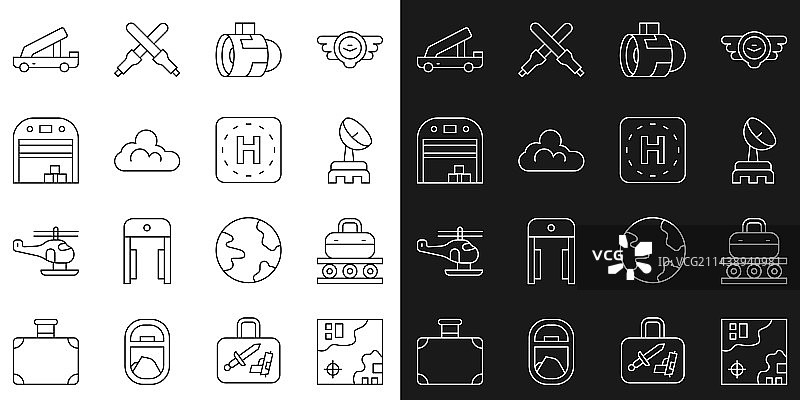 世界旅行地图传送带图片素材