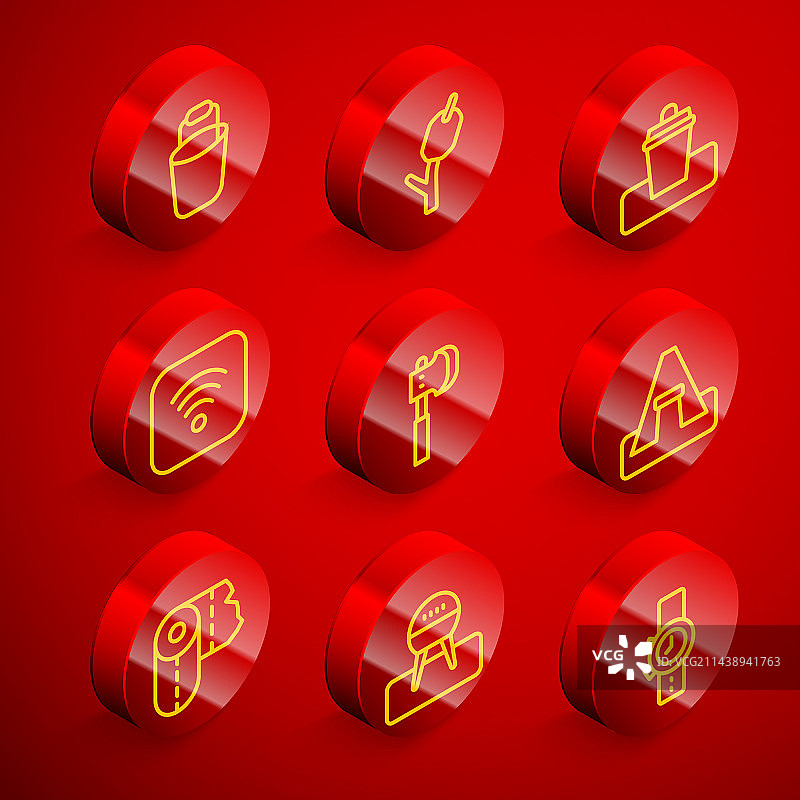 棉花糖垃圾桶水桶折线图图片素材