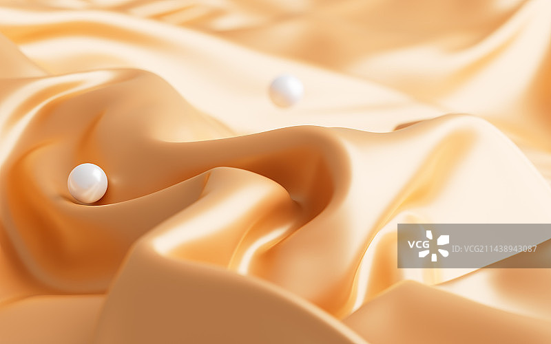 柔软光滑的布料纹理背景3D渲染图片素材