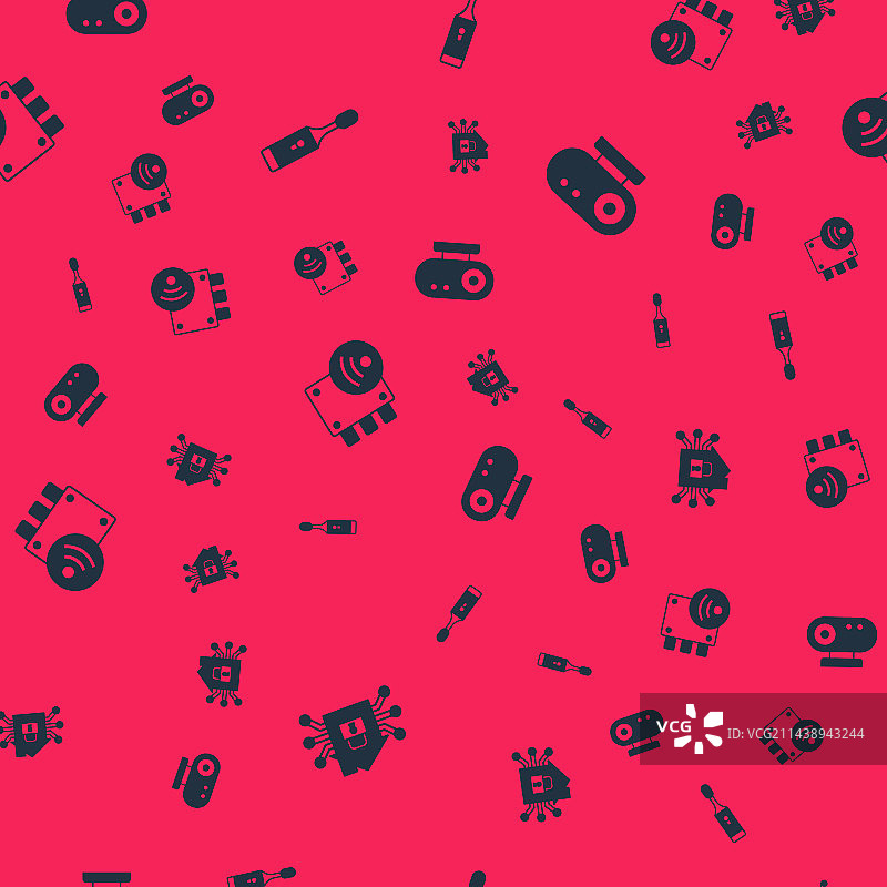 智能家居电动牙刷数字门套装图片素材