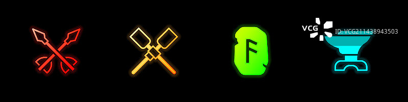 中世纪箭桨船魔法图片素材