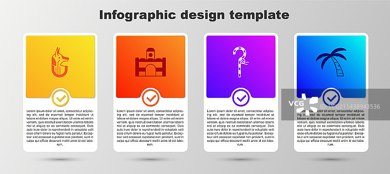 埃及阿努比斯、房屋、权杖与热带图片素材