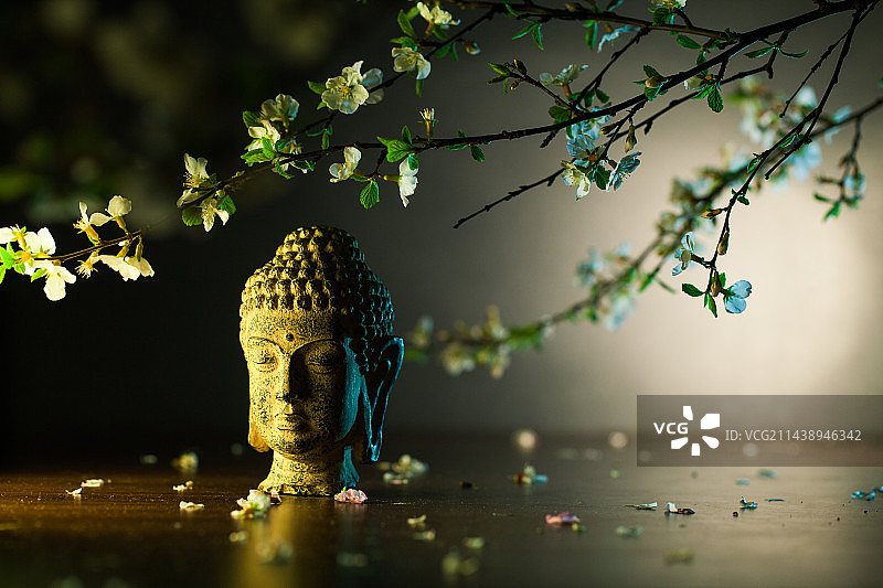 中国传统文化静物佛像图片素材