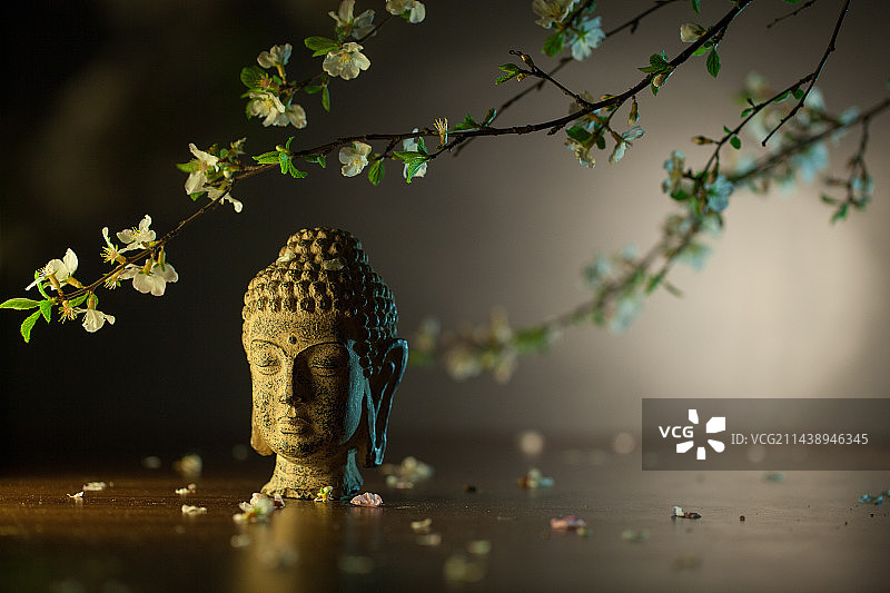 中国传统文化静物佛像图片素材