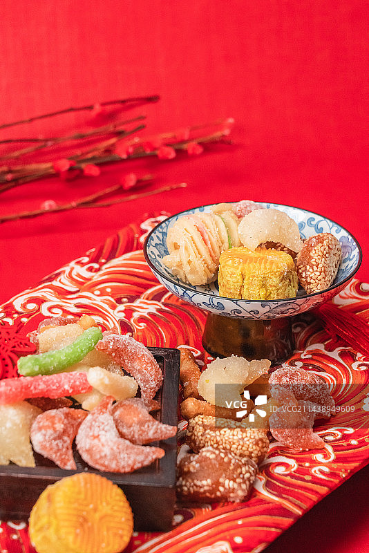 新年糖瓜蜜饯图片素材