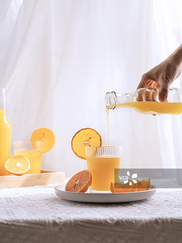 美味橙汁图片素材