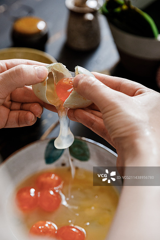 端午节包粽子食材准备图片素材