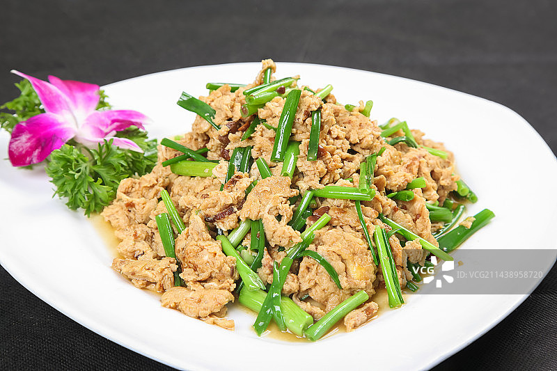 中餐美食-大酱炒鸡蛋图片素材