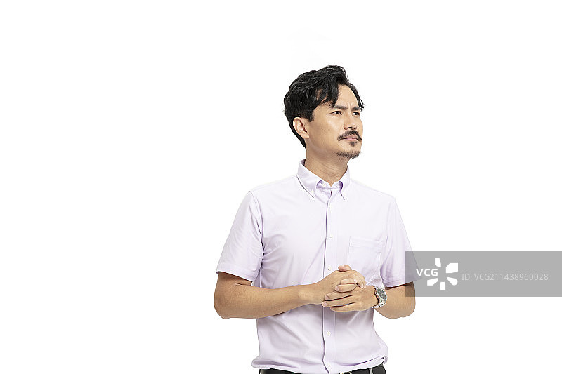 自由演讲的中年男人图片素材