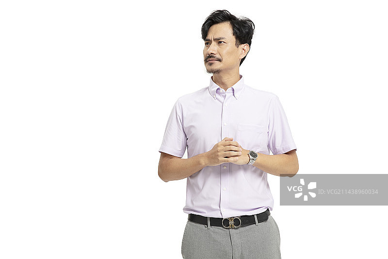 自由演讲的中年男人图片素材