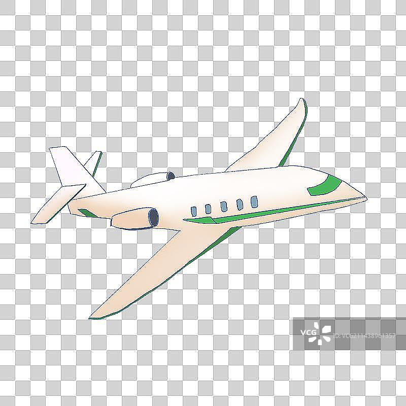 一架客运飞机元素图片素材