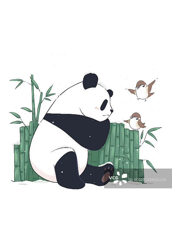 可爱大熊猫图片素材