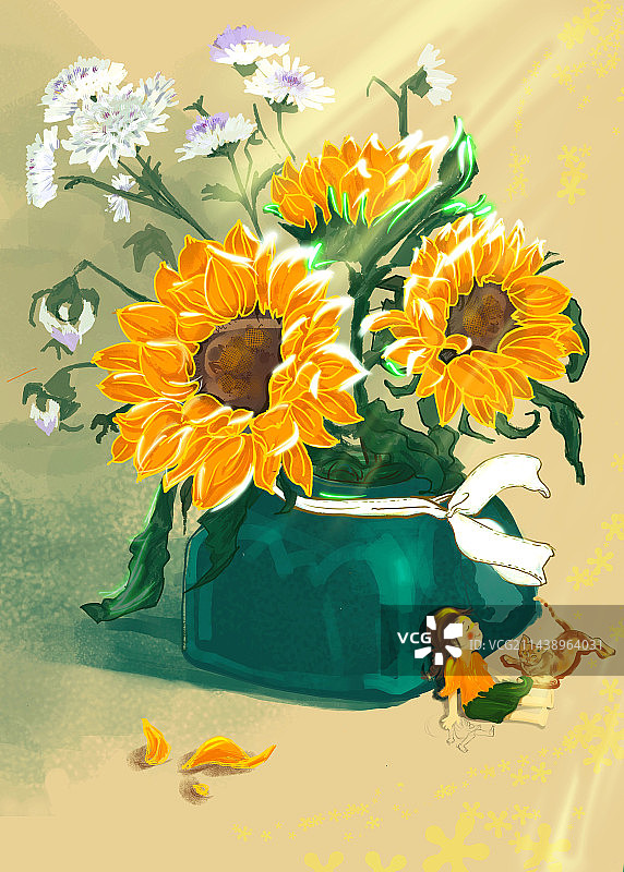 花仙子治愈系图片素材