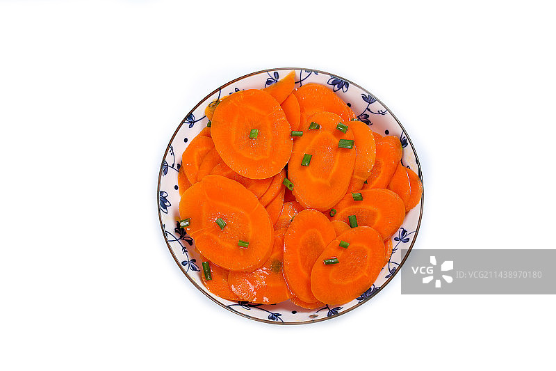 家常素食菜肴小炒胡萝卜图片素材