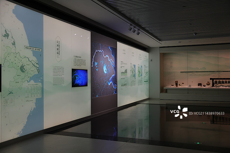 中国江南水乡文化博物馆展厅图片素材