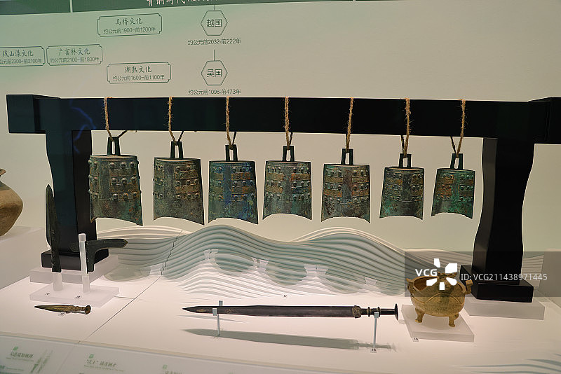 战国青铜编钟图片素材