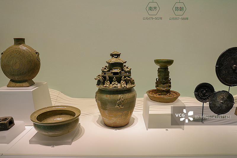 中国江南水乡文化博物馆西晋文物图片素材