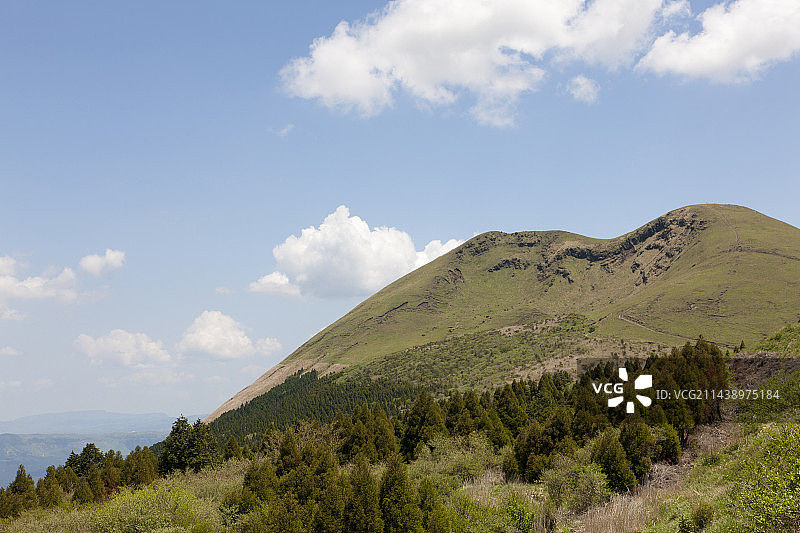 熊本县阿苏市草千里图片素材