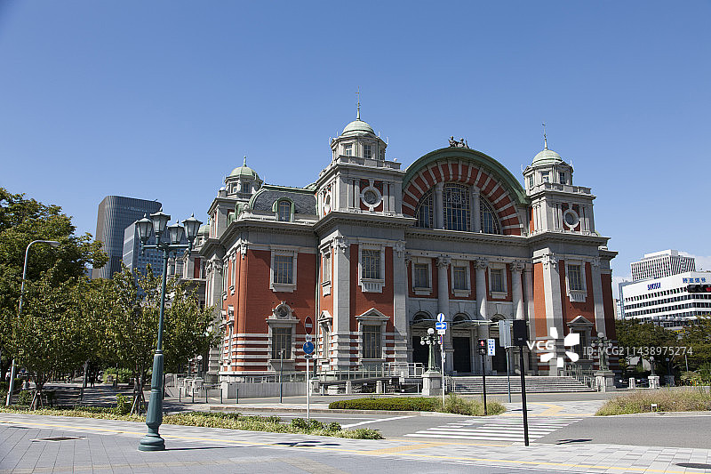 大阪城市景观，大阪府图片素材