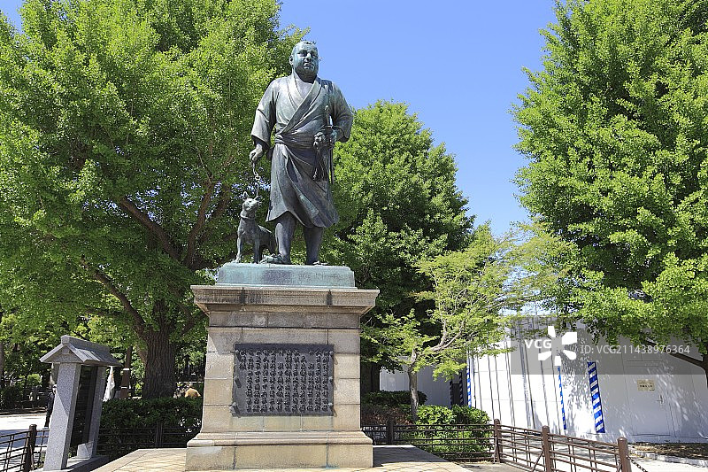东京台东区西乡隆盛雕像图片素材