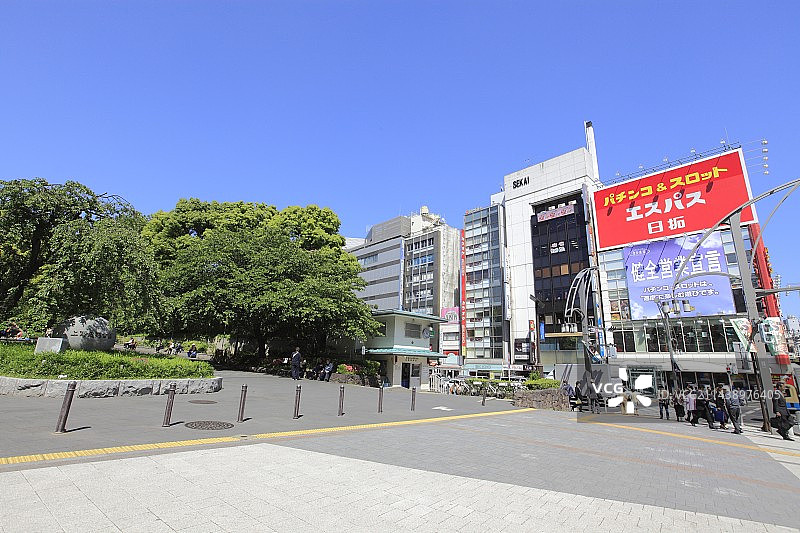 东京台东区上野公园前图片素材