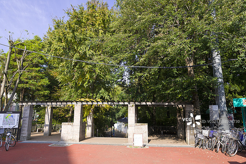 东京三鹰市井之头恩赐公园图片素材