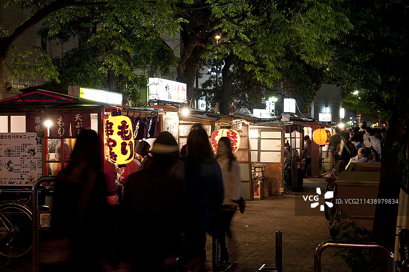 福冈博多区沙洲摊位图片素材