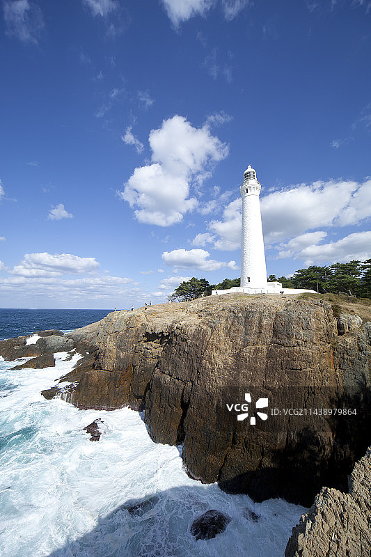 岛根县出云市日御碕灯塔图片素材