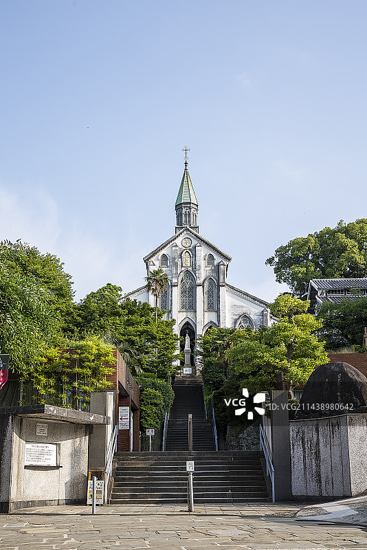 日本长崎大浦天主堂图片素材