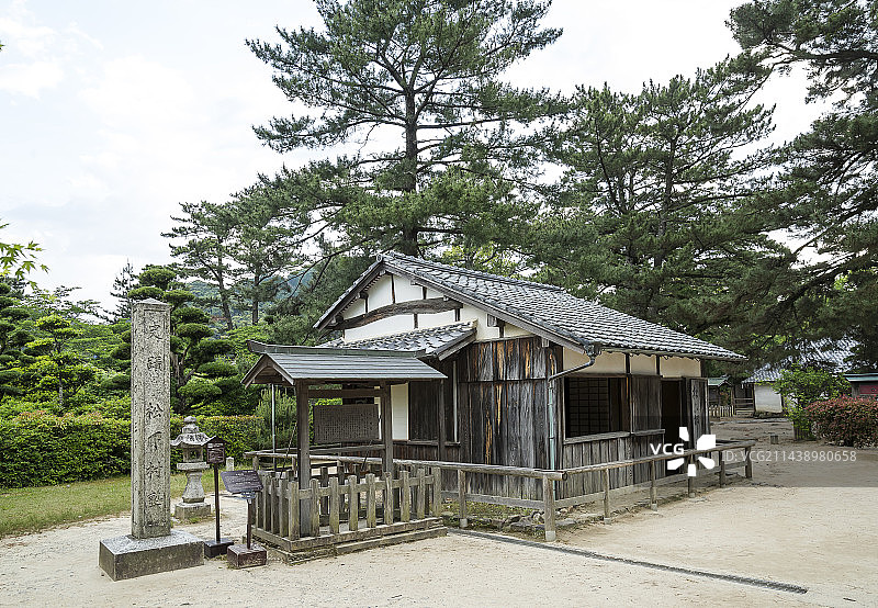 日本山口县萩市松下村塾图片素材