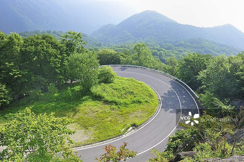 日本枥木县日光伊吕波山路2号图片素材