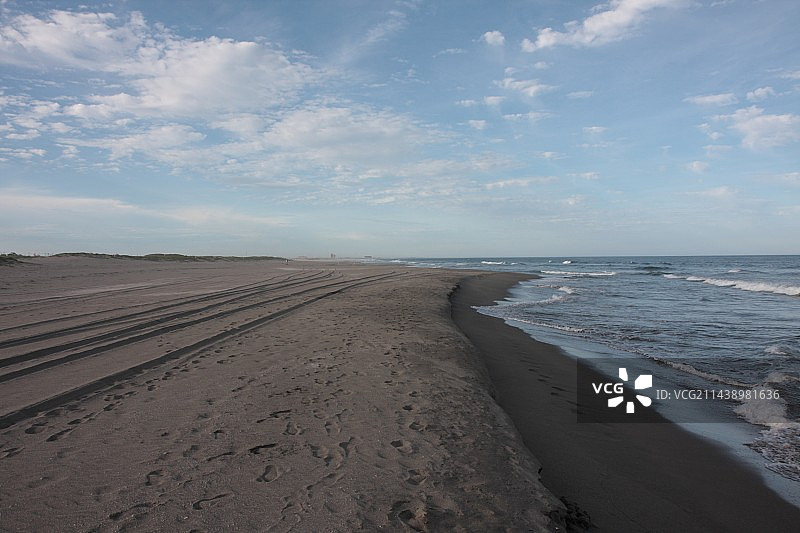 铫子市九十九里海岸，千叶县三武郡图片素材