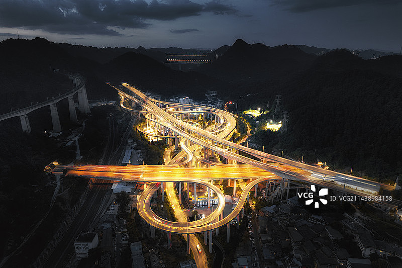 贵阳黔春立交桥图片素材