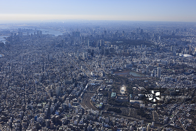 京成上野站鸟瞰（东京台东区）图片素材