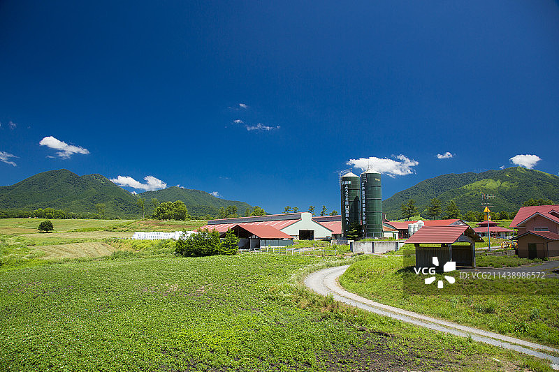 日本冈山县真庭市蒜山高原图片素材