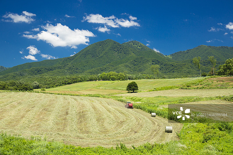 日本冈山县真庭市蒜山高原图片素材