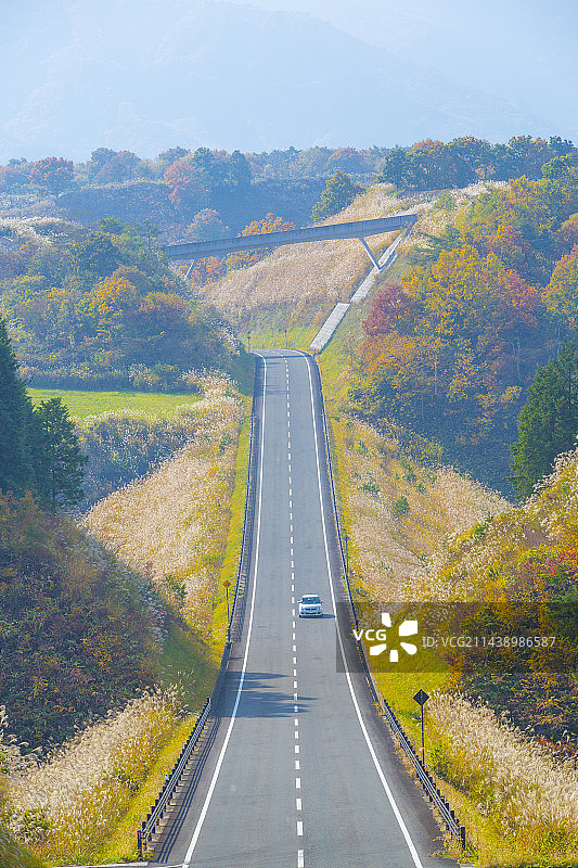 日本冈山县真庭市蒜山高原图片素材