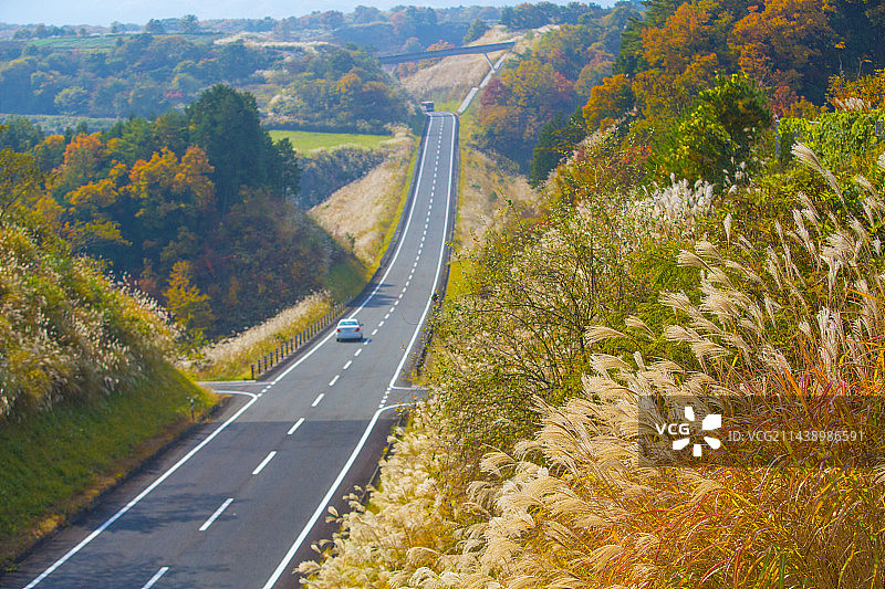 日本冈山县真庭市蒜山高原图片素材