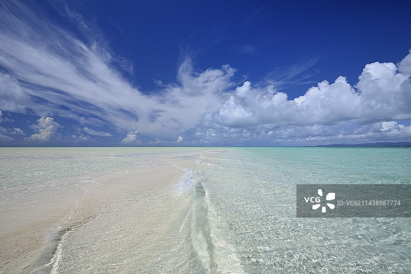 竹富岛的近藤海滩图片素材