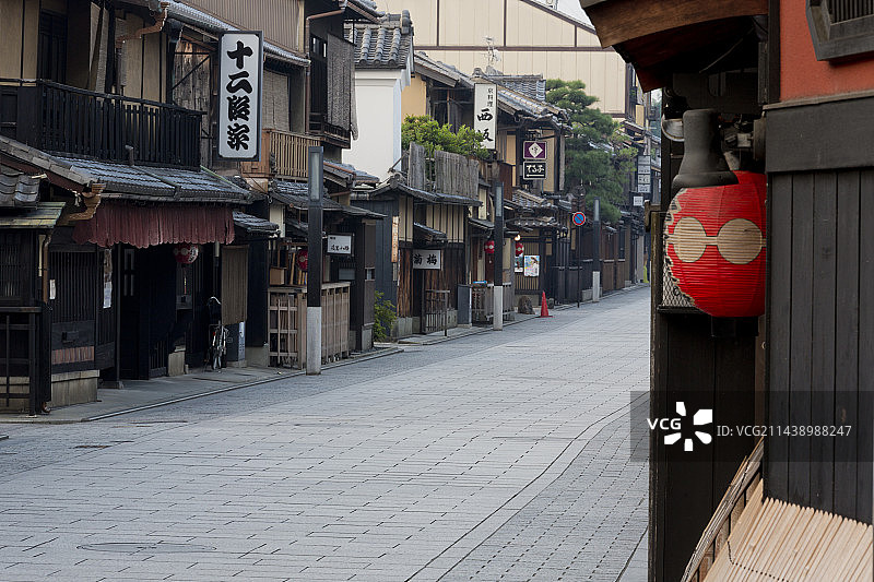 京都府京都市的赏花小路图片素材