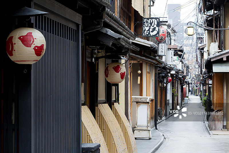 日本京都府京都市先斗町图片素材