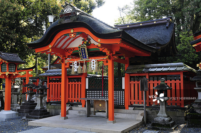 日本京都伏见稻荷大社图片素材