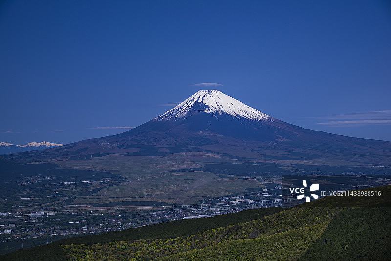 日本富士山，静冈县裾野市图片素材