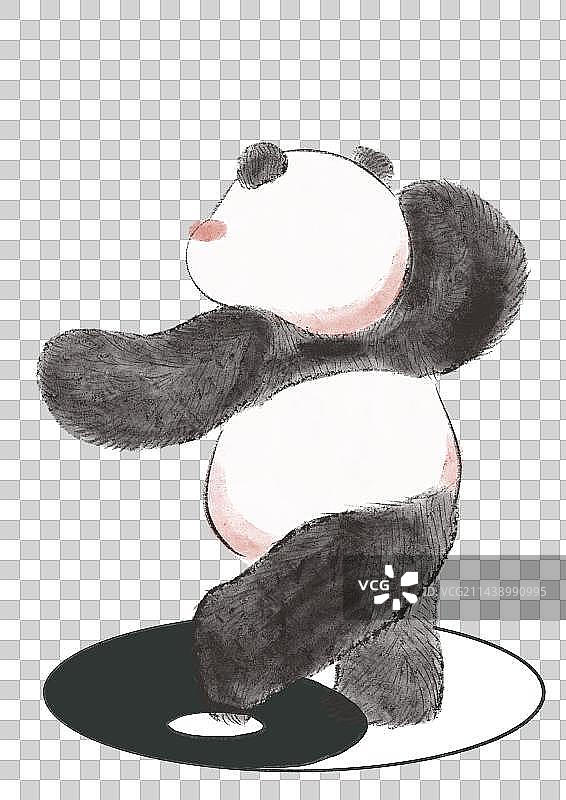 太极熊猫图片素材