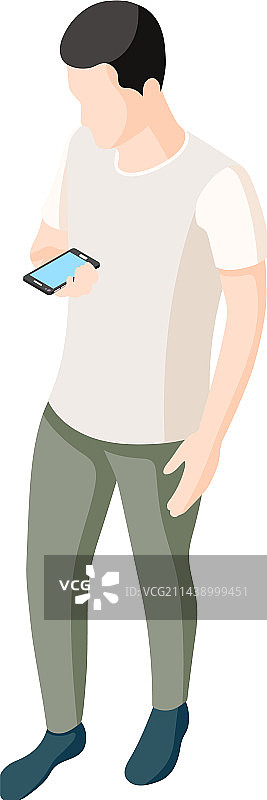 沉迷电子产品概念图片素材