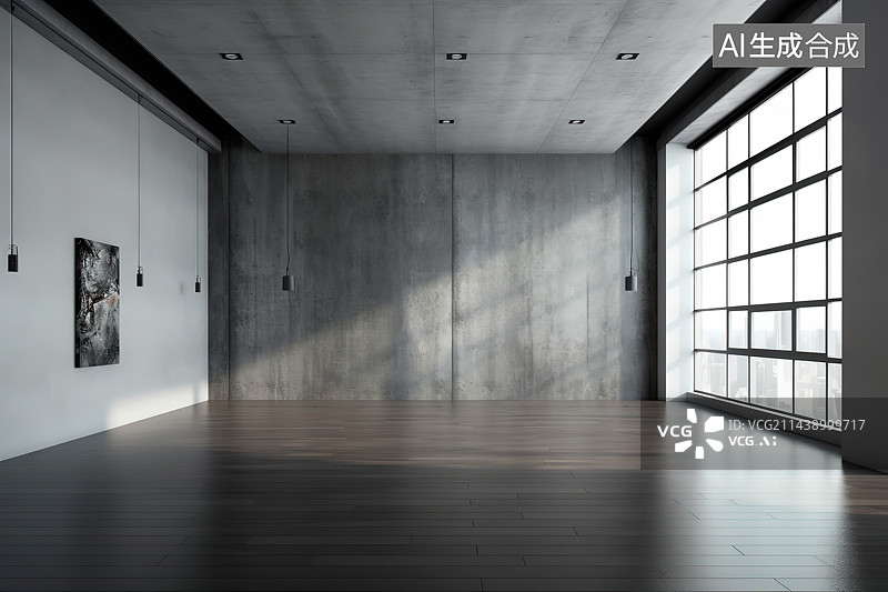 【AI数字艺术】现代建筑室内空间图片素材